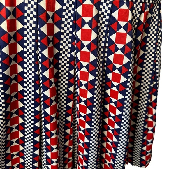 Lorac‎ Original Vintage 1970s 1980s Union Made Blue White Gingham Plaid Necktie - Picture 7 of 16